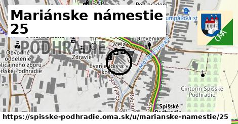 Mariánske námestie 25, Spišské Podhradie