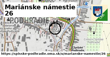 Mariánske námestie 26, Spišské Podhradie