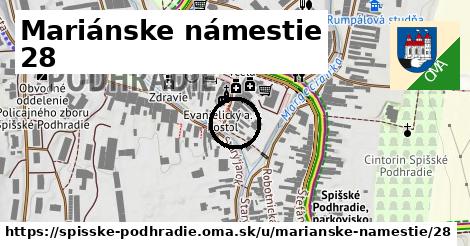 Mariánske námestie 28, Spišské Podhradie