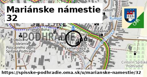 Mariánske námestie 32, Spišské Podhradie