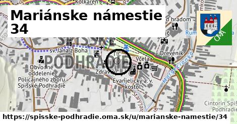 Mariánske námestie 34, Spišské Podhradie