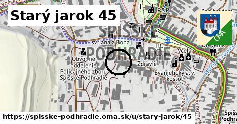 Starý jarok 45, Spišské Podhradie