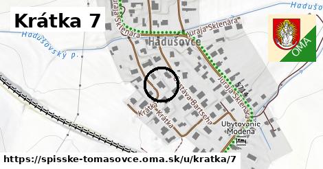 Krátka 7, Spišské Tomášovce