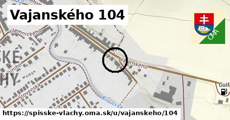 Vajanského 104, Spišské Vlachy