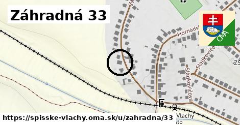 Záhradná 33, Spišské Vlachy