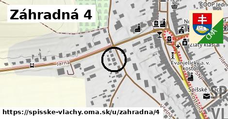 Záhradná 4, Spišské Vlachy