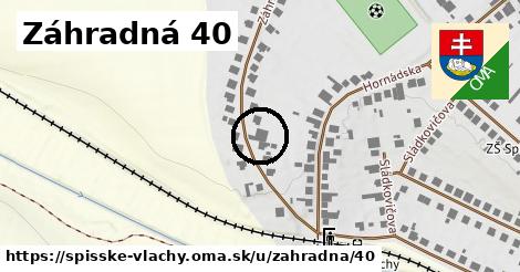 Záhradná 40, Spišské Vlachy