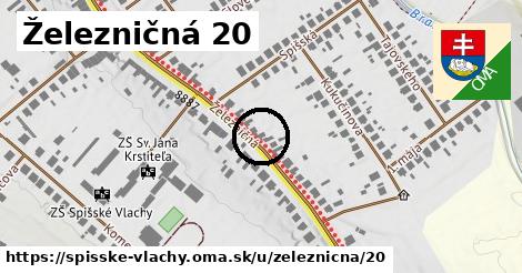 Železničná 20, Spišské Vlachy