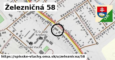 Železničná 58, Spišské Vlachy