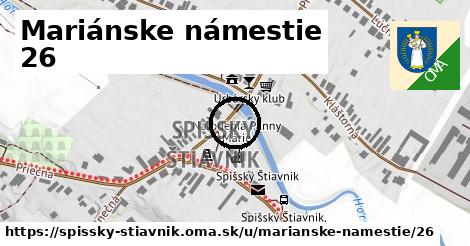 Mariánske námestie 26, Spišský Štiavnik