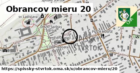 Obrancov mieru 20, Spišský Štvrtok