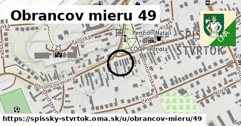 Obrancov mieru 49, Spišský Štvrtok