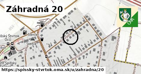 Záhradná 20, Spišský Štvrtok