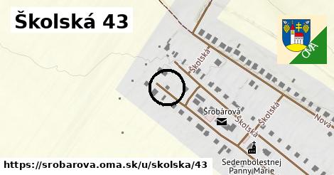 Školská 43, Šrobárová