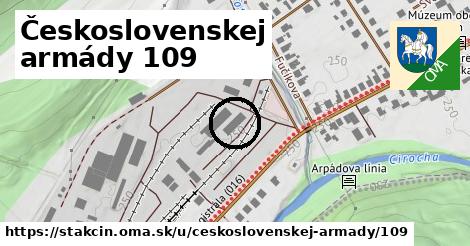 Československej armády 109, Stakčín