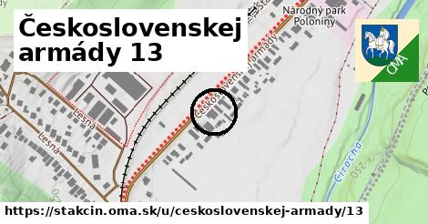 Československej armády 13, Stakčín