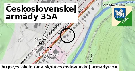 Československej armády 35A, Stakčín