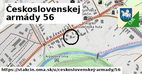 Československej armády 56, Stakčín