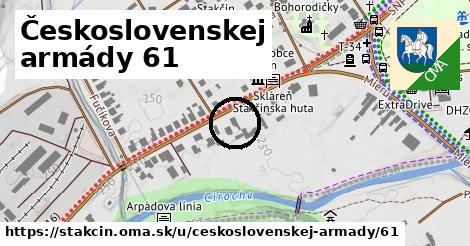 Československej armády 61, Stakčín