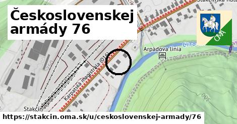 Československej armády 76, Stakčín