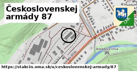 Československej armády 87, Stakčín