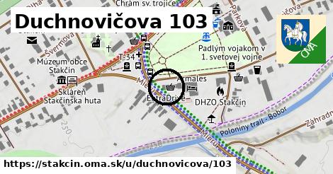 Duchnovičova 103, Stakčín