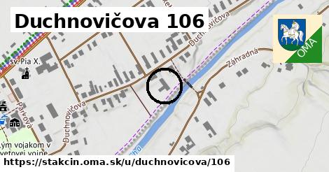 Duchnovičova 106, Stakčín