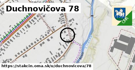 Duchnovičova 78, Stakčín