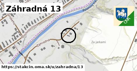 Záhradná 13, Stakčín