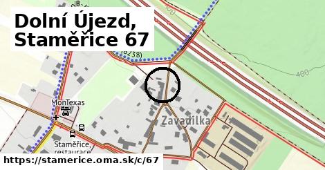 Dolní Újezd, Staměřice <span class="supisne">67</span>