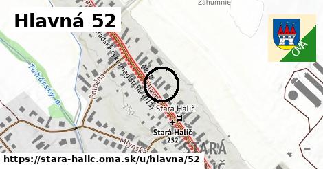 Hlavná 52, Stará Halič