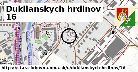 Duklianskych hrdinov 16, Stará Ľubovňa