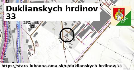 Duklianskych hrdinov 33, Stará Ľubovňa