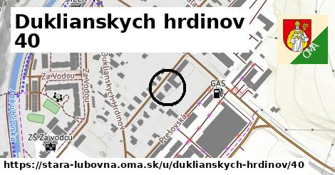 Duklianskych hrdinov 40, Stará Ľubovňa