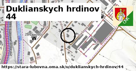 Duklianskych hrdinov 44, Stará Ľubovňa