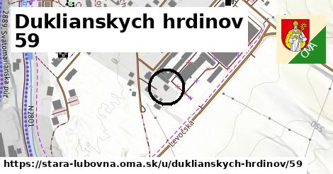 Duklianskych hrdinov 59, Stará Ľubovňa