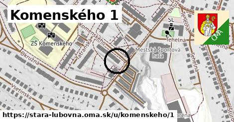 Komenského 1, Stará Ľubovňa