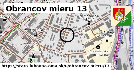 Obrancov mieru 13, Stará Ľubovňa