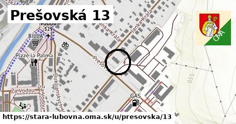 Prešovská 13, Stará Ľubovňa