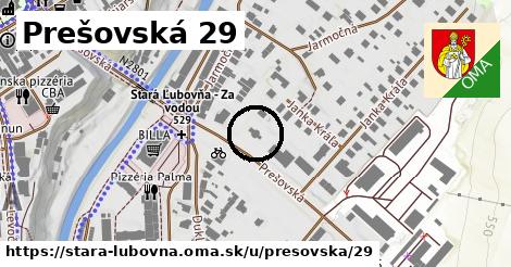 Prešovská 29, Stará Ľubovňa