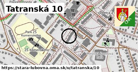 Tatranská 10, Stará Ľubovňa