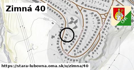 Zimná 40, Stará Ľubovňa