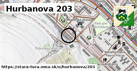 Hurbanova 203, Stará Turá