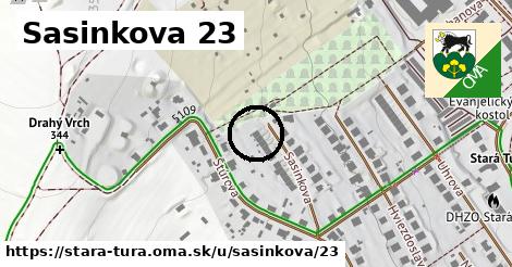 Sasinkova 23, Stará Turá