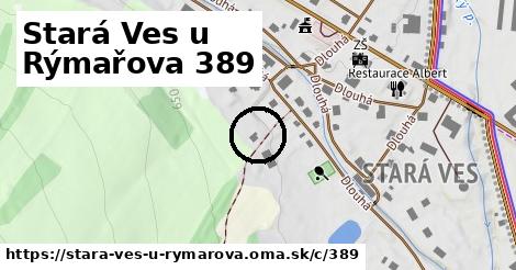 Stará Ves u Rýmařova <span class="supisne">389</span>