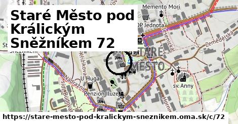 Staré Město pod Králickým Sněžníkem <span class="supisne">72</span>