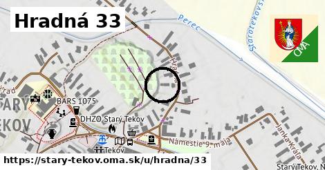 Hradná 33, Starý Tekov