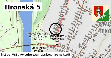 Hronská 5, Starý Tekov