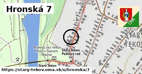 Hronská 7, Starý Tekov