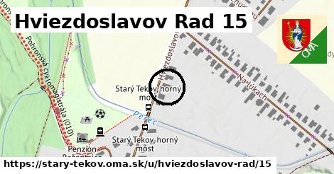 Hviezdoslavov Rad 15, Starý Tekov